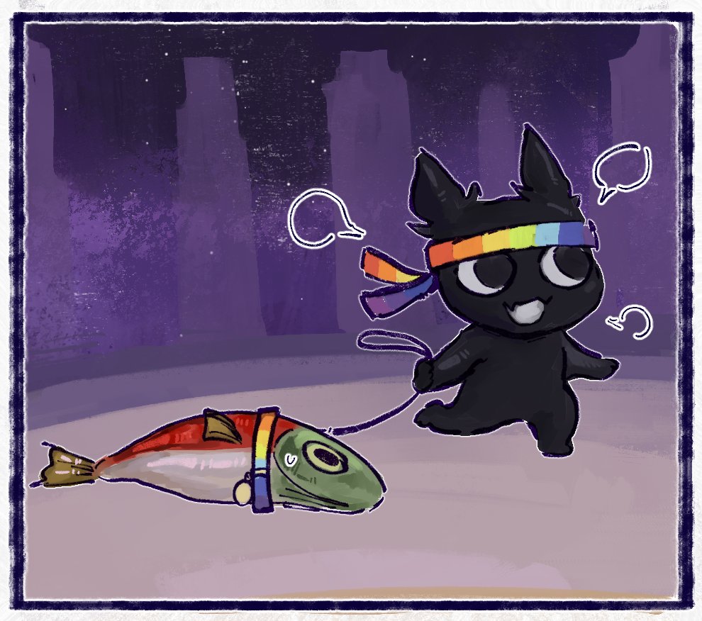 pasha_rabbit's tweet photo. Nurse he's walking the fish!? https://t.co/zZ3swKovjy