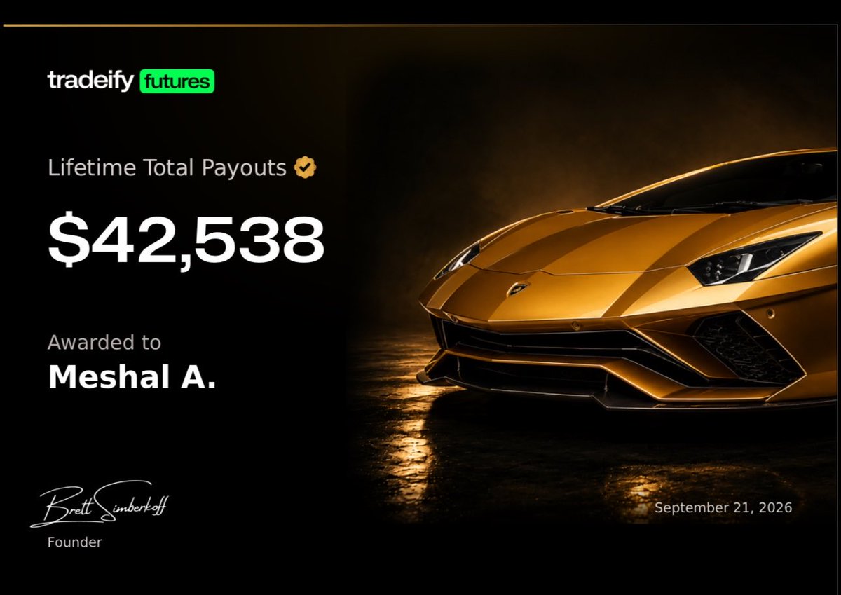 MESHAL_SNA's tweet photo. A first time for everything 

Second payout just landed in my bucket, never had two payouts in one day, what a feeling .

8271 USD from @Tradeify,
I had 15 payout from 5*150k accounts so far,

Totalling 38k USD, post-split, in under 2 months,,

Honestly great experience, everything has been going smoothly, payouts processing, support and execution, almost a flawless experience (so far).

I know @Tradeify has been getting a lot of heat regarding live program, and I believe most future firms have a shitty one.

I just wanted to share my honest opinion and experience so far, and if anything ever changes, will be addressed here with no shame 

@Tradeify thank you guys 👏