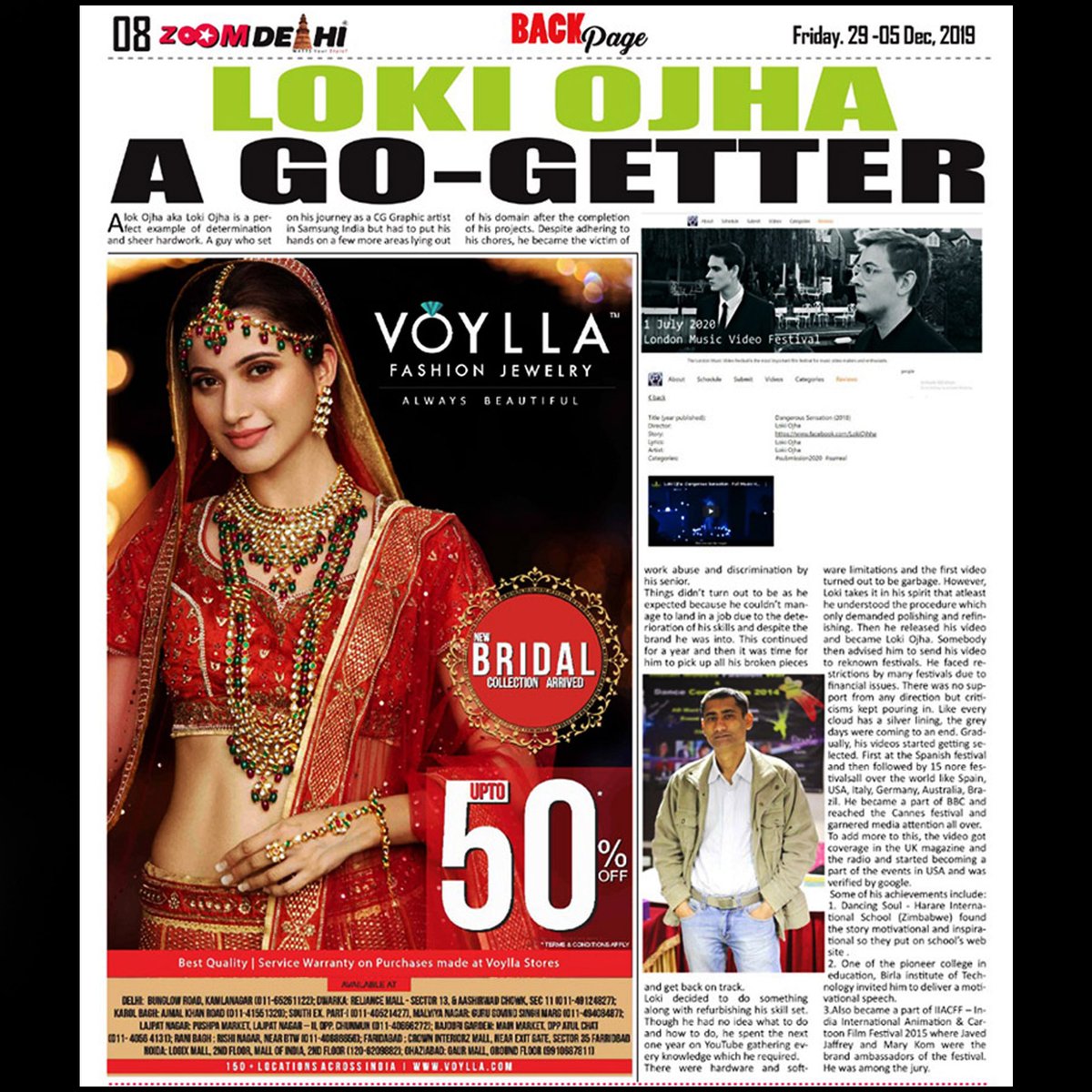 LOKIOJHAA's tweet photo. Loki Ojha | Featured in National Media 🇮🇳 https://t.co/EghNockeN9