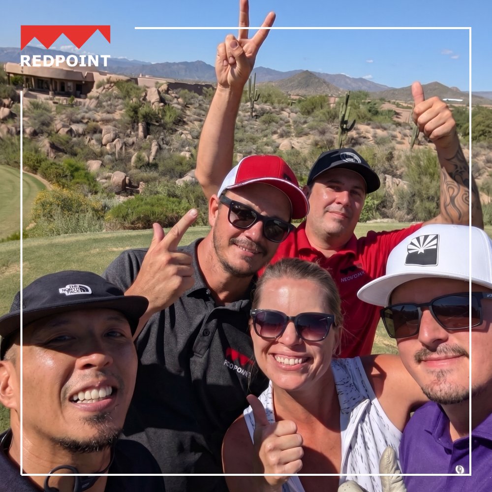 RedpointC's tweet photo. ⛳️ Proud to support the Arizona PENTA CARES Charity Golf Classic! Great golf, amazing company, and all for our community. 💖 #GivingBack #REDPOINT #CommunitySupport https://t.co/hUHmCcNJtb