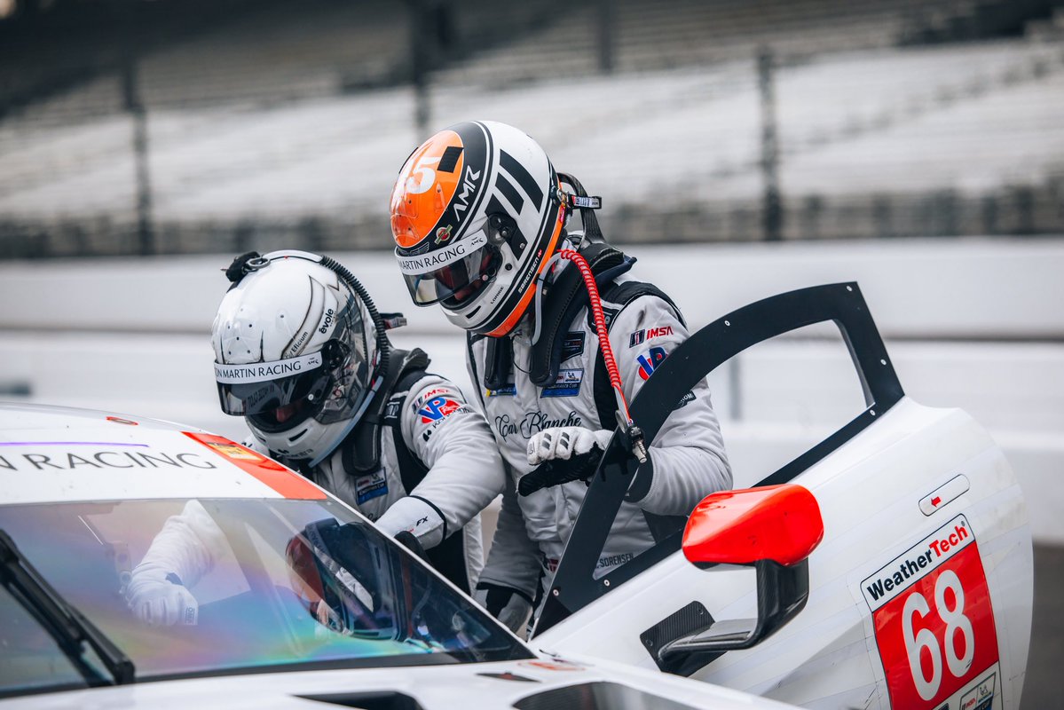 AMR_Official's tweet photo. Mattia Drudi, who has won races in FIA WEC and GT Challenge Europe this year, will complete Car Blanche’s lineup for Petit Le Mans on 3 October.
The Italian will join fellow Aston Martin works drivers Valentin Hasse Clot and Marco Sorensen as they challenge for GTD Pro honours in the IMSA season finale.
#AstonMartin #Vantage #IMSA