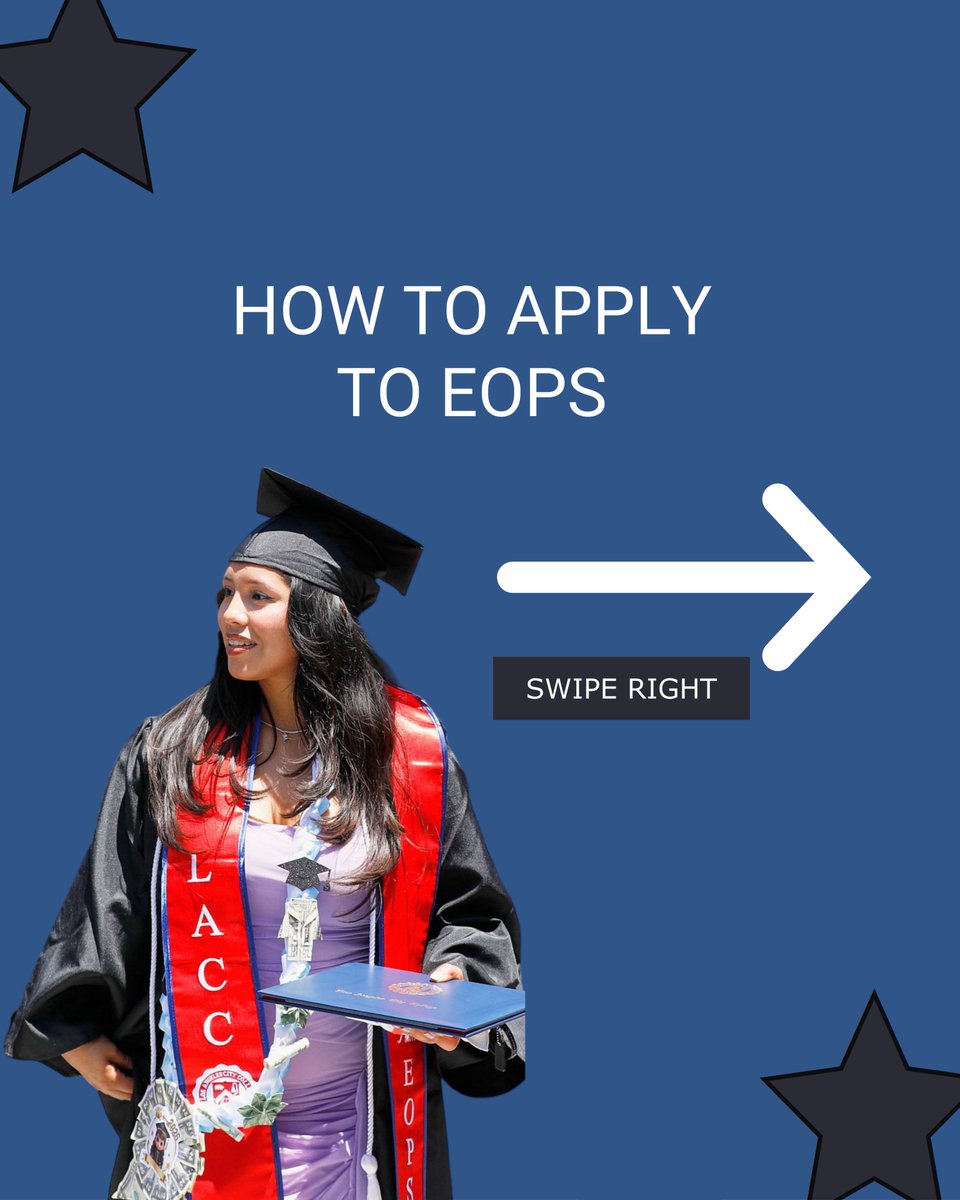 LACityCollege's tweet photo. Interested in EOPS? Find out if you qualify and apply when you do! The best part, you'll get the support you need to complete all your goals in college. https://t.co/YwMlGYf5YU