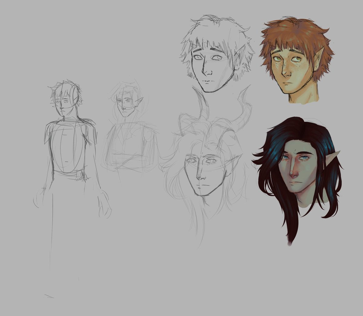 Limberk4's tweet photo. also got this unfinished elf sketches https://t.co/Nwjw7KlhWP