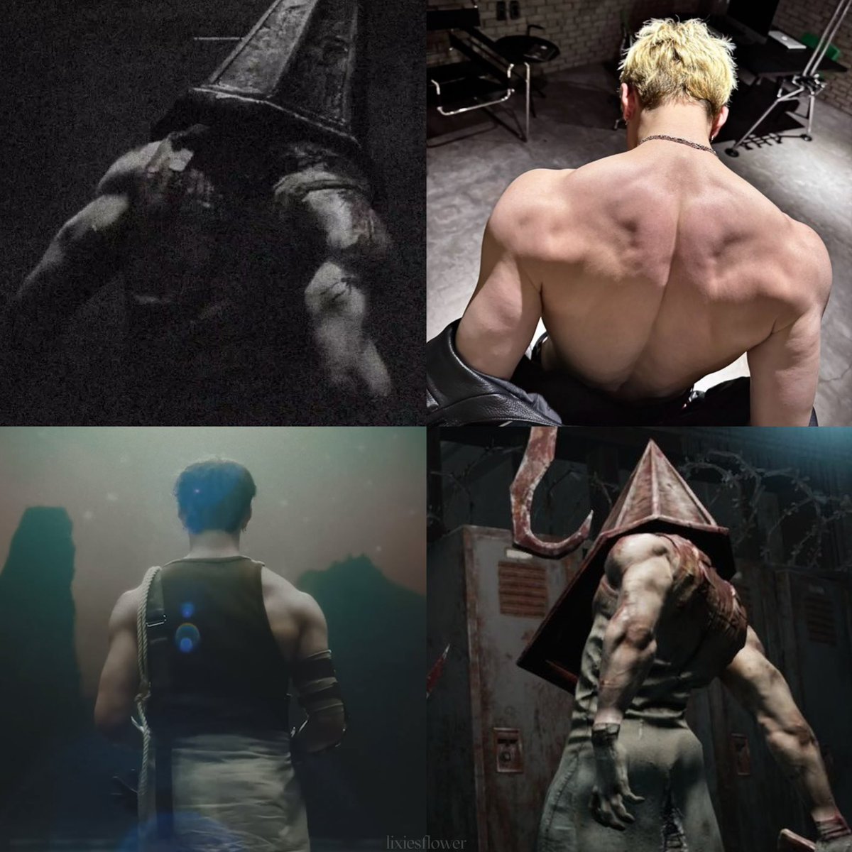 lixiesflower's tweet photo. here i go begging for a pyramid head cosplay again CHAN PLS https://t.co/Nl4OwGuDl3