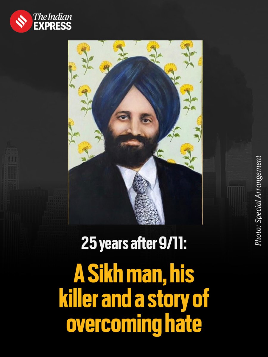 IndianExpress's tweet photo. Four days after 9/11 attacks, Balbir Singh Sodhi was shot dead outside his Arizona gas station, becoming the first Sikh victim of the hate crimes that followed the attacks. Years later, his family forgave his killer, Frank Roque

Twenty-five years on, Balbir’s family continues to reach out to Roque’s family, believing that if one heart could change, others can too.

Read: https://t.co/gcePnFnzHK