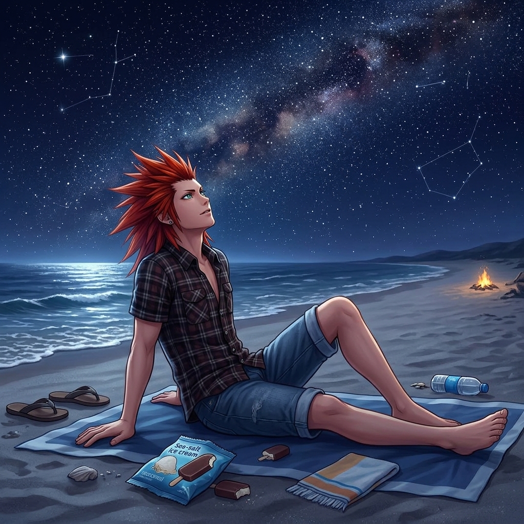Patri_MV13's tweet photo. Axel - Summer edition - cielo estrellado 2
#axel #kingdomhearts #lea https://t.co/zA4L4CrsZv