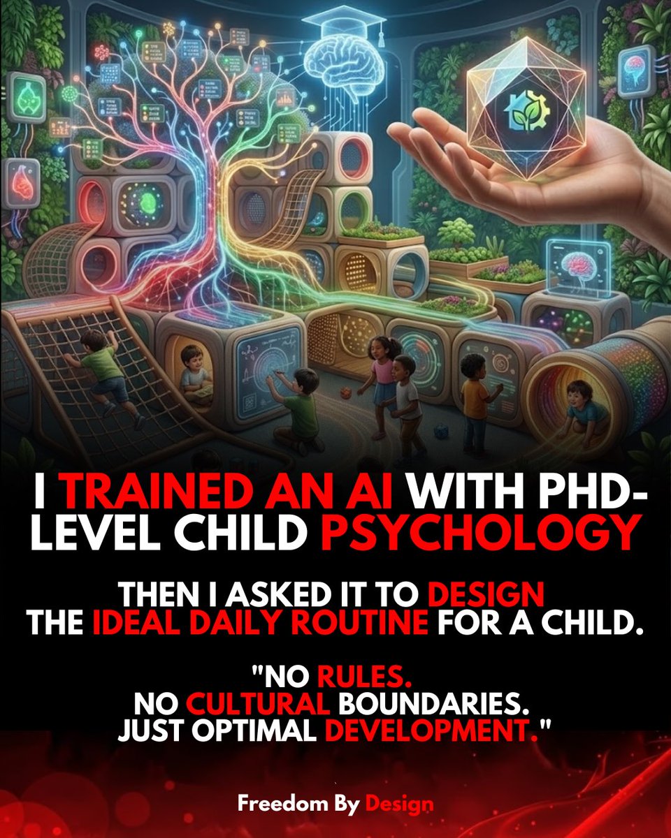 williamgreenjg0's tweet photo. Modern childhood has drifted far from basic developmental psychology. Children need just 30–90 minutes of focused learning daily, plus hours of unstructured play and boredom to build resilience, social skills, and creativity. Which part surprised https://t.co/b5XnuzRr5P
