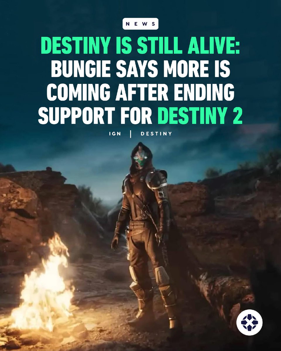 IGN's tweet photo. Bungie has said it is "absolutely not done with Destiny" just months after the controversial decision to end ongoing support for Destiny 2. https://t.co/hNbc9aJg8f https://t.co/6TsXzMafCq