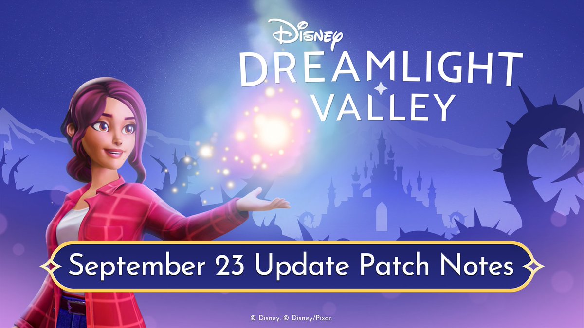 DisneyDLV's tweet photo. Discover everything coming to the Season of Scares update in the latest Patch Notes! 
From new additions to exciting events and more, find out what awaits you in the Valley ✨
https://t.co/NgPpHadndc https://t.co/lcpTSQq9L4