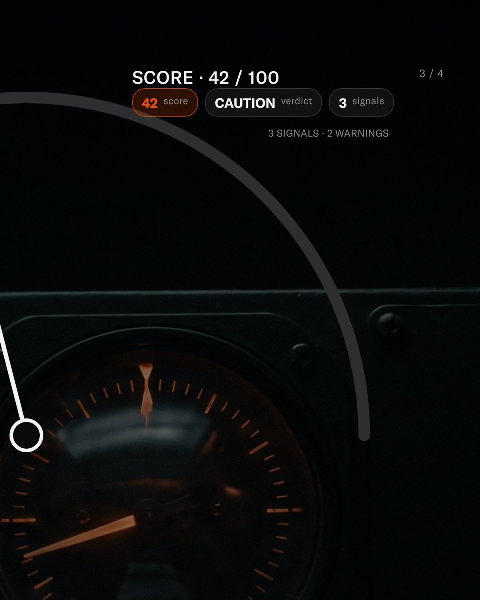 HeyAnonai's tweet photo. Rug-o-Meter Widget

→ Detect rugs, before they get pulled.

→ Identifies sophisticated funding, distribution, and deployment techniques used by developers to hide their supply control.

→ Available for tokens on Solana.

https://t.co/nwUszKJgNi