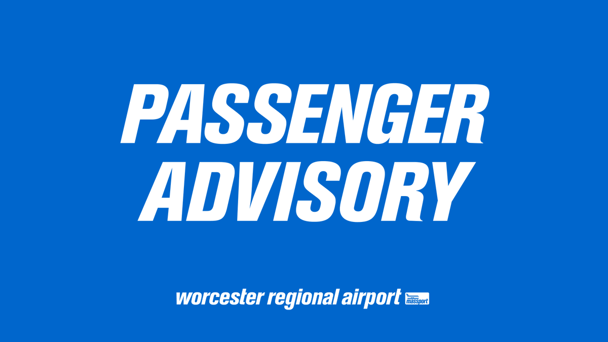 FlyWorcester's tweet photo. Due to ATC equipment issues across the northeast, flights are being impacted across the country. Passengers should check with their airline before coming to the airport. Check flight status: https://t.co/NOUEJl7cz3 https://t.co/jIO5NRUlZF
