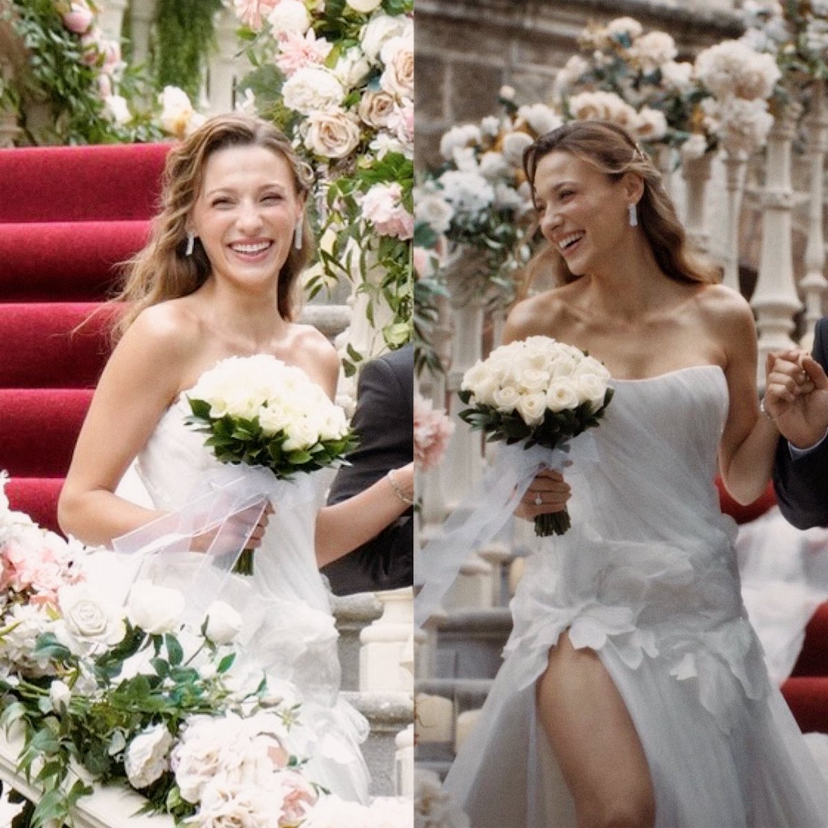 minimalmoons2's tweet photo. Apparently posting Sultan with Haydar is wrong and it’s a flop if Sultan is posted by herself. Fine lemme just cut him out completely I guess 🫩 She’s so dainty and feminine as a bride 🧚🏻 https://t.co/uZyOJo7dVi