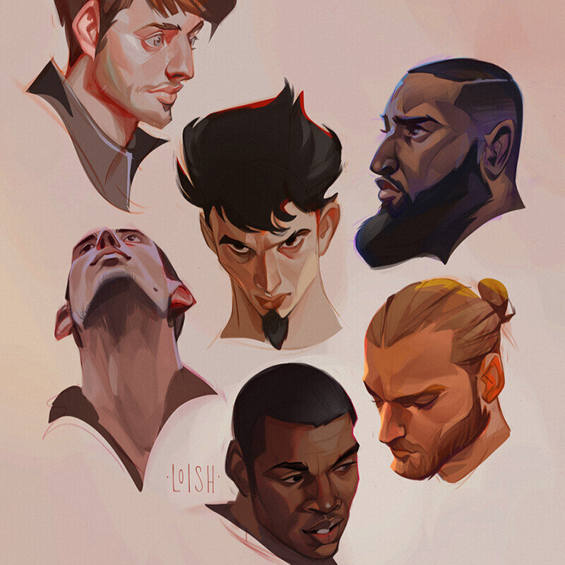prokotv's tweet photo. Get a head start on your week, by sketching some portraits.

Art by @loishh, @MontaldRembert , and @saqomolo https://t.co/Tw87SrE8AL