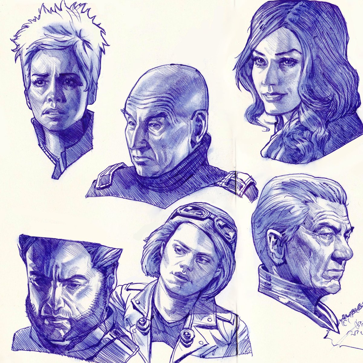 prokotv's tweet photo. Get a head start on your week, by sketching some portraits.

Art by @loishh, @MontaldRembert , and @saqomolo https://t.co/Tw87SrE8AL