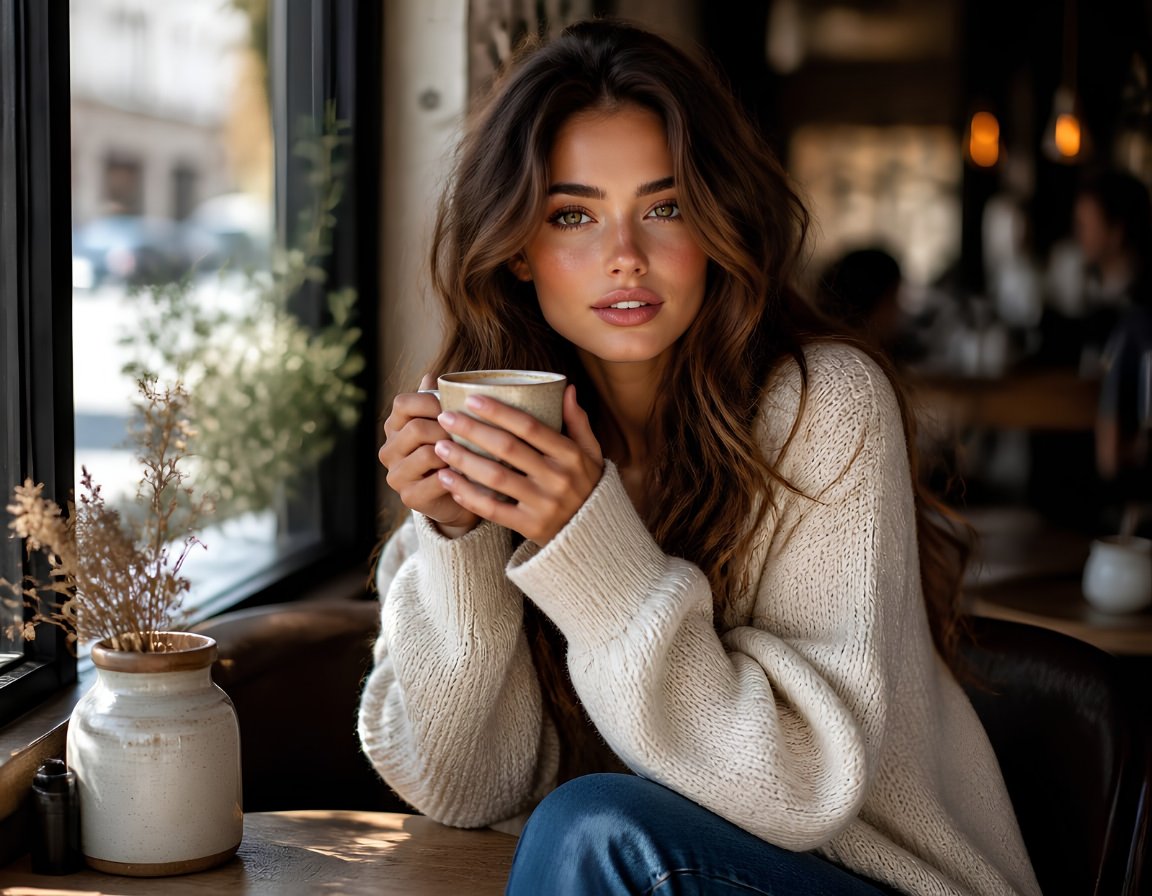 CamillaDelacro's tweet photo. A slow morning, a warm coffee, and nowhere else I need to be just yet. ☕️🤎

I think I could get used to mornings like this.

#CamillaDelacroix #CafeLife #CoffeeMoment #CozyStyle https://t.co/HUwS00h2oT