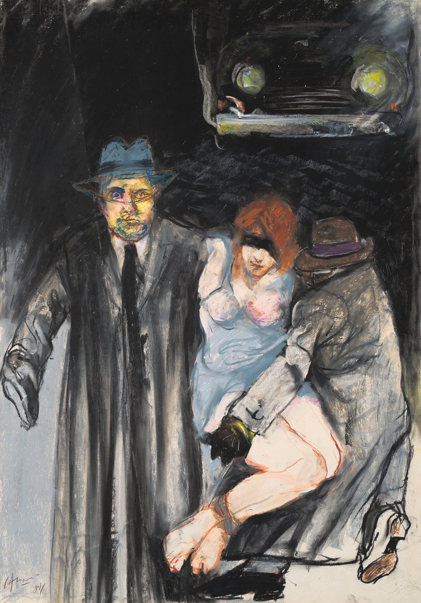 pidoelsilencio's tweet photo. falleció Carlos Alonso, parte imprescindible de la historia del arte argentino. cuando fui a ver su muestra hace unos años sabía que estaba viendo algo que no me iba a olvidar. artista comprometido con la realidad del mundo, quedan pocos así 💔 https://t.co/NmYpgXQTOH