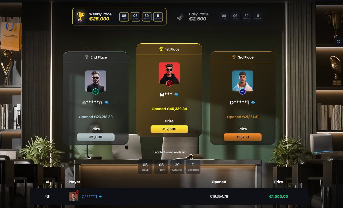 empiredrop's tweet photo. 🏆 A FRESH €25K RACE JUST STARTED!  

Time to make your move and start climbing to the top!

🎁 $30 GIVEAWAY: RT + Comment + Tag your friends! https://t.co/BzbndAvMHs