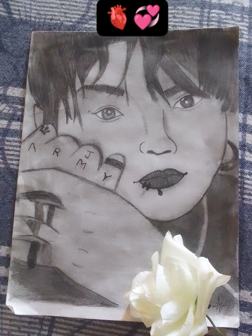 dealenca's tweet photo. Drawing Junkookie with lots of love and color. https://t.co/2LJdtWWtxU
