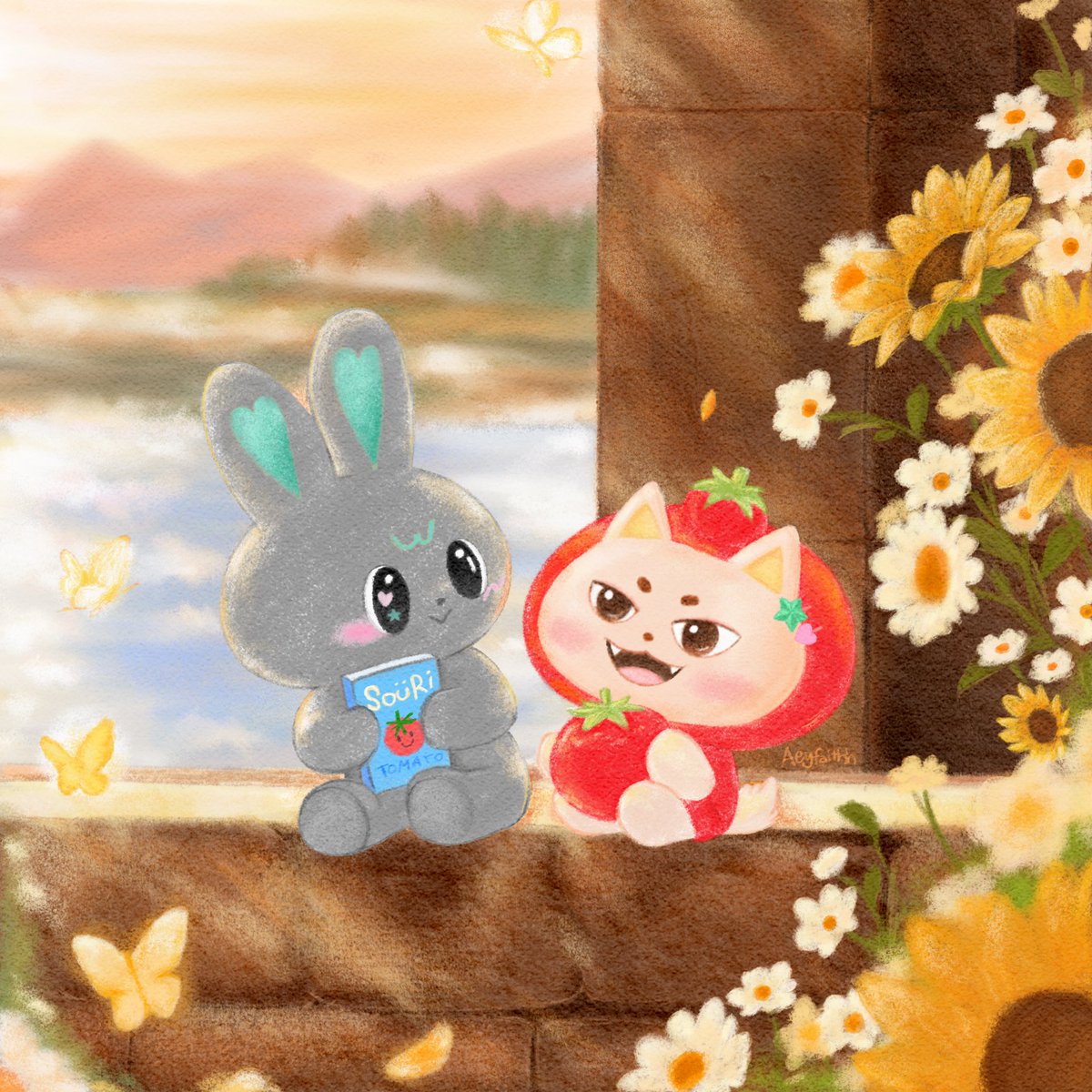 aey_faithh's tweet photo. เมต้ามะฟ้อก หนึ่งขวบฉองเดือนฮับบบ 🐰🦊

#METAA #TOMAFOX 
#tomafoxfanart https://t.co/QVHayCTQ3X