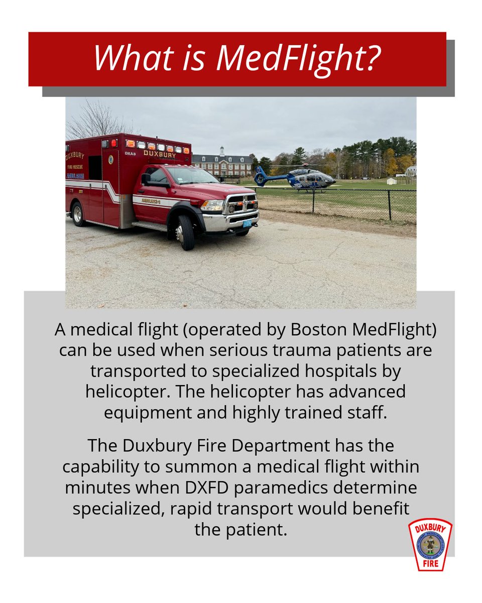 DXFD_PIO's tweet photo. When is a MedFlight needed? Whenever DXFD paramedics determine that specialized, rapid transport would benefit the patient.

#DXFD #MedFlight #EMS #Paramedic #EmergencyMedicine https://t.co/hP2hihRUf4
