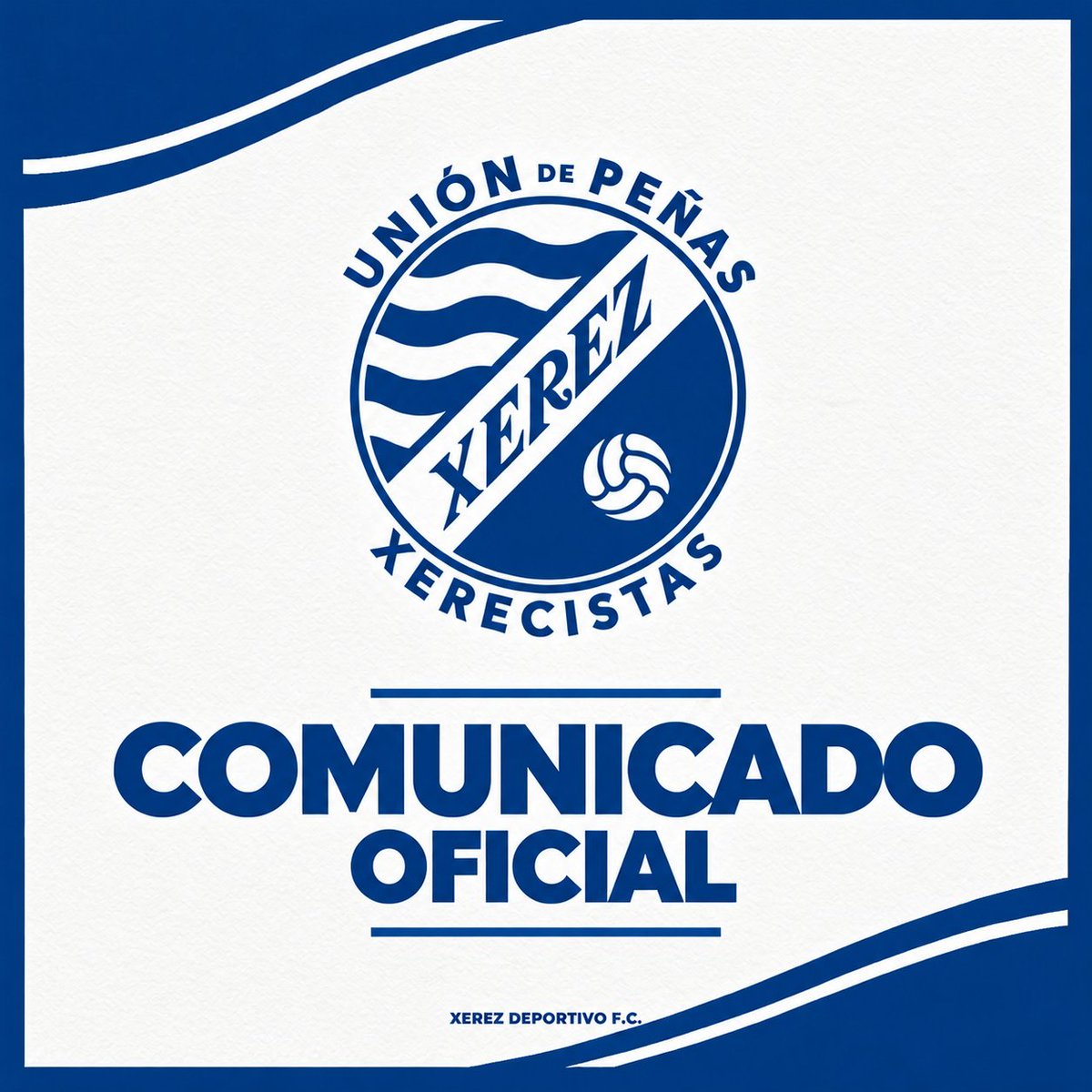 UPXerecistas's tweet photo. 𝐂𝐎𝐌𝐔𝐍𝐈𝐂𝐀𝐃𝐎 𝐎𝐅𝐈𝐂𝐈𝐀𝐋
Desde la UPX queremos trasladar públicamente a través del siguiente comunicado nuestro malestar y preocupación para con el @XerezDFC y sus aficionados. https://t.co/ib63BGOObL