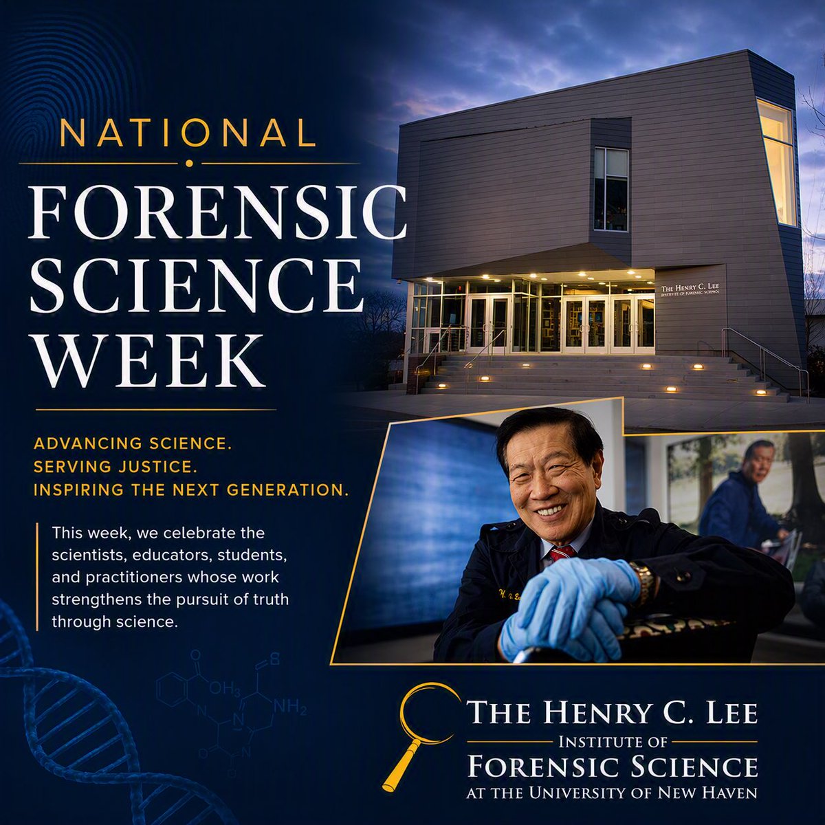 LeeForensicInst's tweet photo. National Forensic Science Week is an opportunity to recognize the scientific disciplines, professionals &amp; institutions that contribute to forensic investigations and the pursuit of accurate, evidence-based conclusions.#NationalForensicScienceWeek #ForensicScience #Investigations https://t.co/xOIi01VxkV