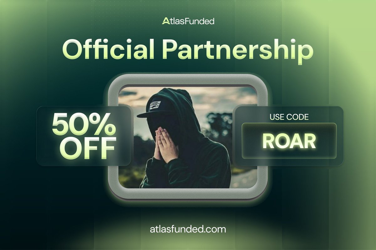 roar_fx's tweet photo. 🚨 OFFICIALLY PARTNERED WITH @AtlasFunded 🚨

I’m excited to announce my official partnership with AtlasFunded — a firm bringing something different to the trading space. 🤝🔥

One of the things that caught my attention is their Access Challenge starting from just $5. Yes, you read that right — $5 entry. 👀

They also offer zero consistency rules on Instant Accounts, giving traders the freedom to trade their own strategy without having to force trades just to meet consistency requirements.

If you’ve been looking for a flexible way to get started, this is definitely worth checking out. 📈

🎁 50% OFF SITEWIDE
🏷️ Use Code: ROAR

Use the link to signup: https://t.co/YA6Co7r3K9

Your strategy. Your execution. Your journey.
Let’s see what you can do with AtlasFunded. 🚀