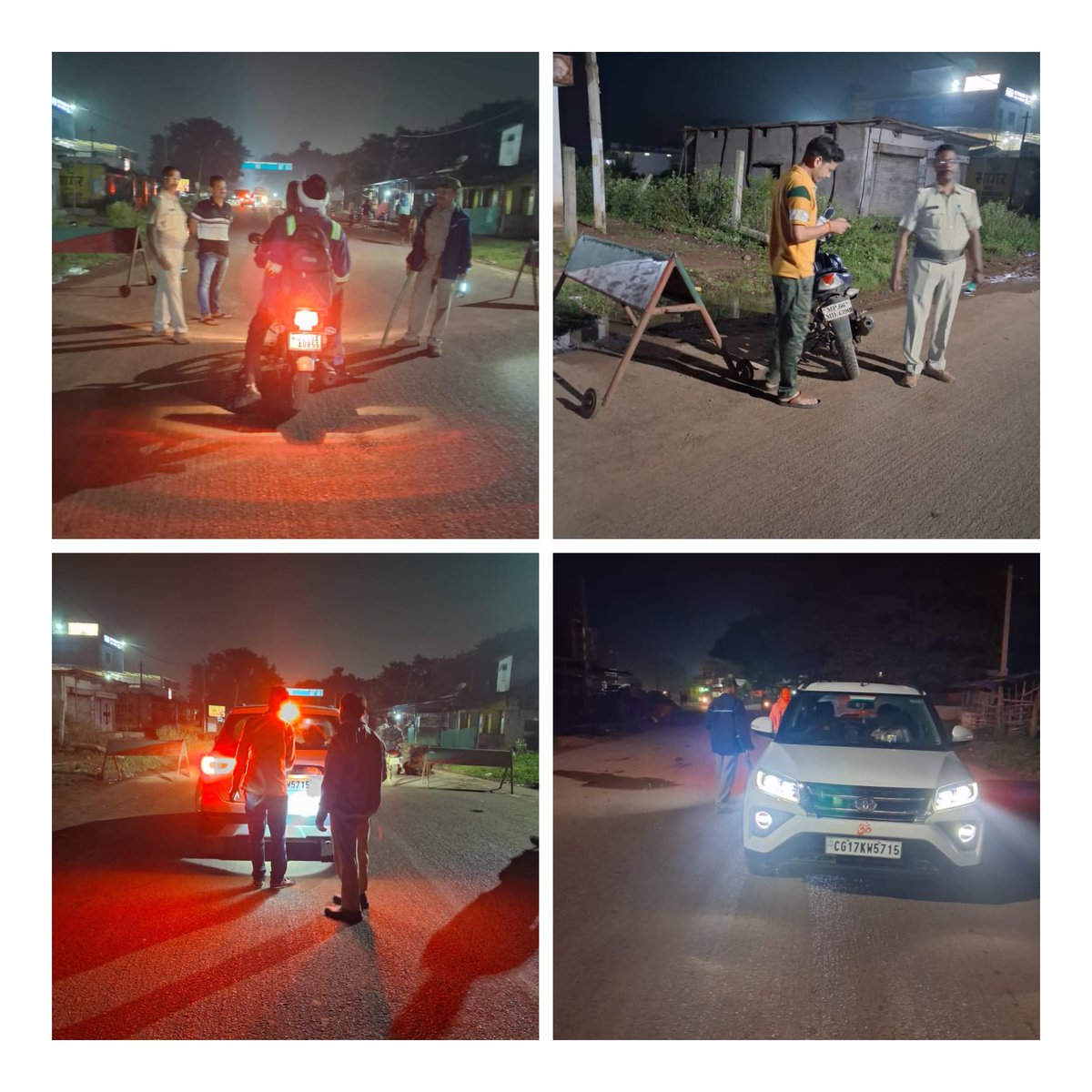 SPkoraput's tweet photo. Kotpad Police Station and Chandili Outpost conducted a checking operation at the Chhattisgarh border near Chandili to monitor and regulate vehicular movement.
#Koraputpolice #MVchecking #Kotpadpolice https://t.co/yck0sIGwwE