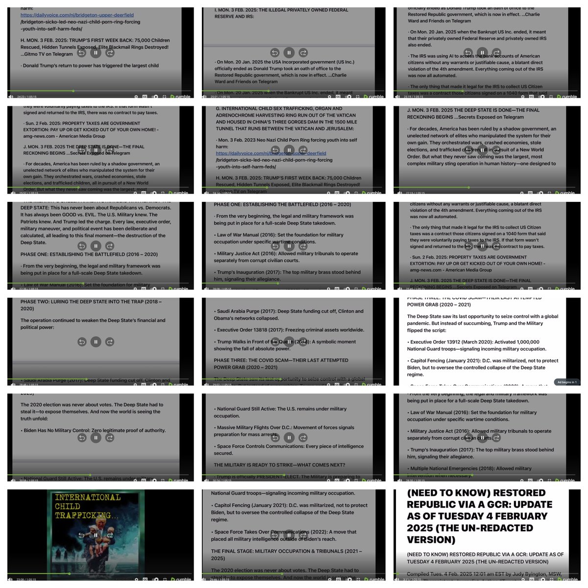 Cali_Eclipse17's tweet photo. Angry Patriot's MEMES OR VIDEOS
#CompilationGridArt
#TheWeThePeopleNewsShow_Rumble @wtpnews76 @JudyByingtonn @judybyington_ @puddin88124 @tpvsean Thank You #CoMixBook
#Feb2025 https://t.co/eMelNndrg1