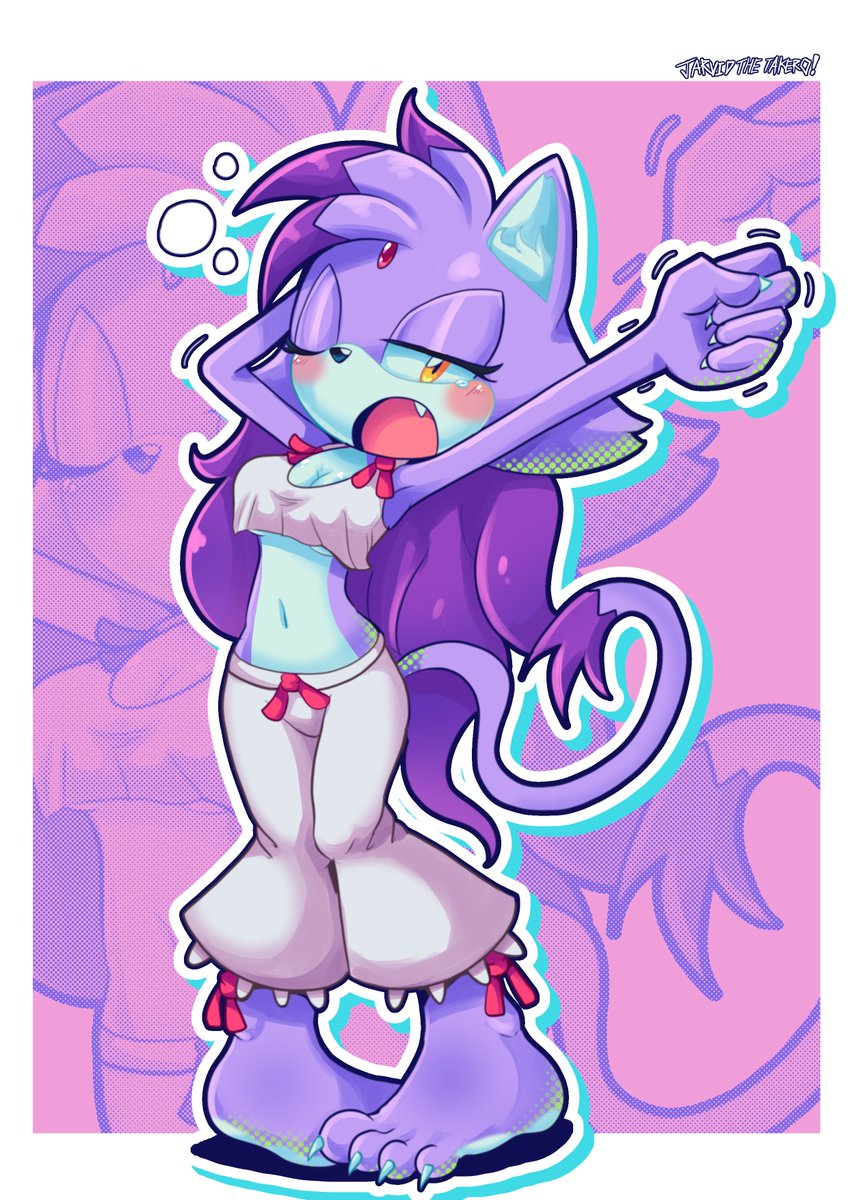 JarvidTakero's tweet photo. [C0mm for @BOASTER122]
Blaze Shantae jammies mode!
#shantae #blazethecat https://t.co/LwZaySifNE