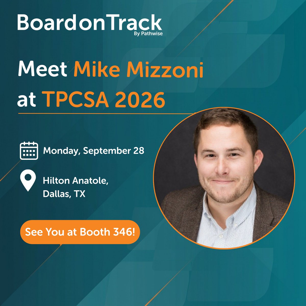 PathwiseK12's tweet photo. Board On Track is headed to TPCSA 2026, September 28-29 at the Hilton Anatole. We're at booth 346, so come find Mike Mizzoni to talk through how we're helping charter boards strengthen governance

See you there! 👋

#TPCSA2026 #CharterSchools #BoardGovernance #BoardOnTrack https://t.co/kkQStUeQk6
