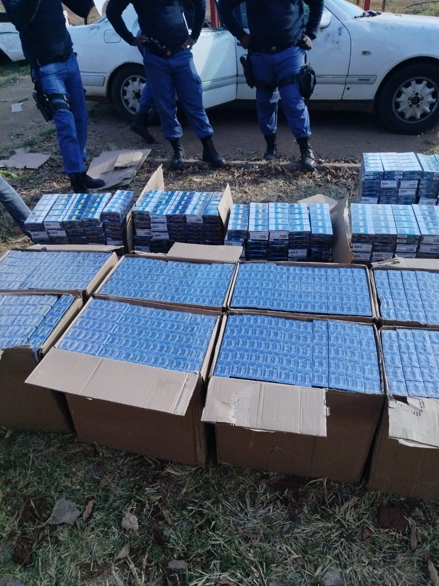 SAPoliceService's tweet photo. #sapsLIM [ILLICIT CIGARETTES WORTH APPROXIMATELY R100 000 RECOVERED FOLLOWING POLICE PURSUIT IN LEBOWAKGOMO]

Members of the Mankweng Crime Prevention Unit recovered illicit cigarettes valued at approximately R100 000-00 following a high-speed police pursuit in the Molepo area during the early hours of Sunday, 20 September 2026.

At about 02:50, members were conducting patrols along the D4040 road at Ga-Rampheri when they spotted a white Mercedes-Benz, travelling at a high speed and appeared suspicious, prompting the police to signal the driver to stop.

The driver, however, failed to stop and a pursuit ensued. The members pursued the vehicle until it reached a filling station at Ga-Chuene, within the Lebowakgomo policing area. The driver subsequently abandoned the vehicle and fled on foot into the nearby bushes.

The police attempted to pursue the suspect but he managed to evade arrest. Members from SAPS Lebowakgomo were then summoned to the scene.

Upon searching the abandoned vehicle, police discovered a quantity of illicit cigarettes, which were seized including the suspect's vehicle. #StopIllicitTrade ML
https://t.co/4on4M8JmoO