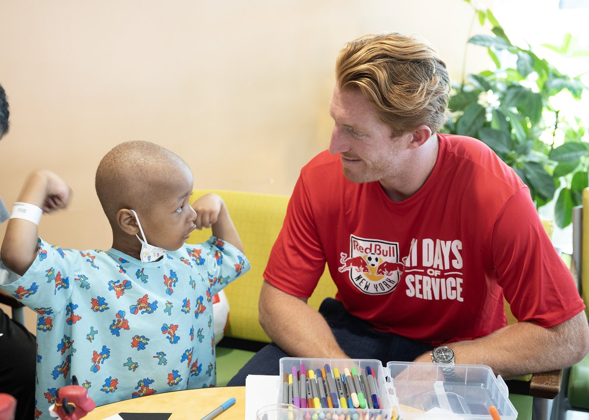 RWJUH's tweet photo. A huge thank you to the @NewYorkRedBulls for visiting The Bristol-Myers Squibb Children's Hospital patients and team members last week! 

@RWJBarnabas https://t.co/KYAVz3TeQw