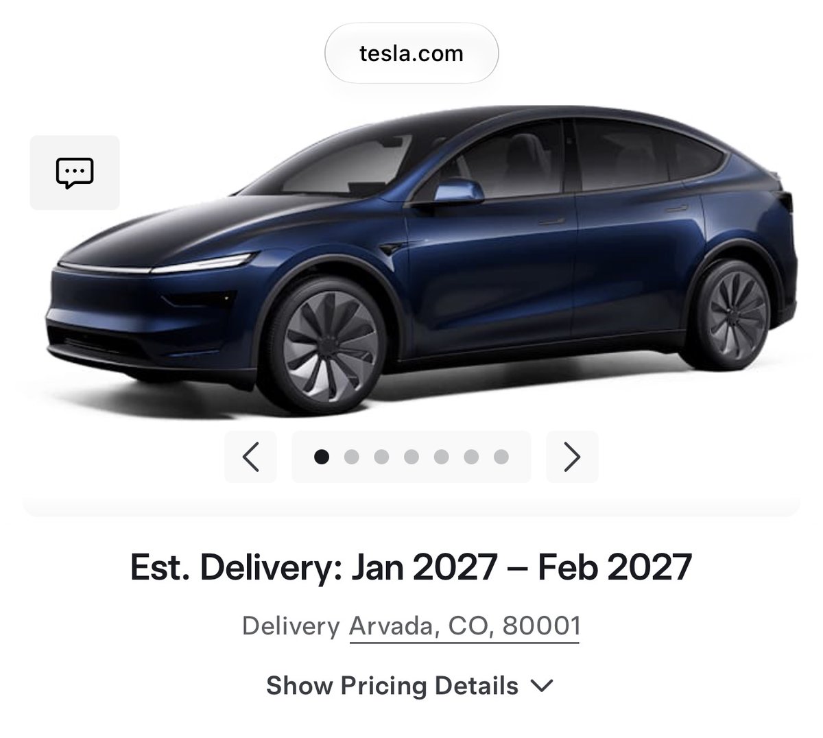 SawyerMerritt's tweet photo. The Model Y L Launch Series is now officially sold out in the U.S. for 2026 with estimated delivery dates for new orders now showing Jan-Feb 2027 for all configurations. https://t.co/LeHiYLU7lJ