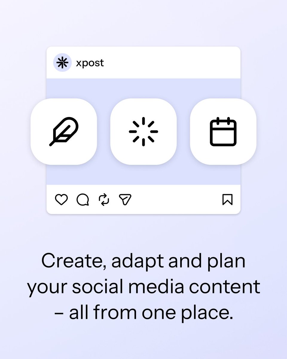 axellexpost's tweet photo. Sharing your work shouldn't take more time than creating it.

We're xpost — one place to create your posts, adapt them for every network, and share them with your audience.

This is just the beginning.

Try for free → https://t.co/zFsnnIFoUk https://t.co/NLk9eCKhX3