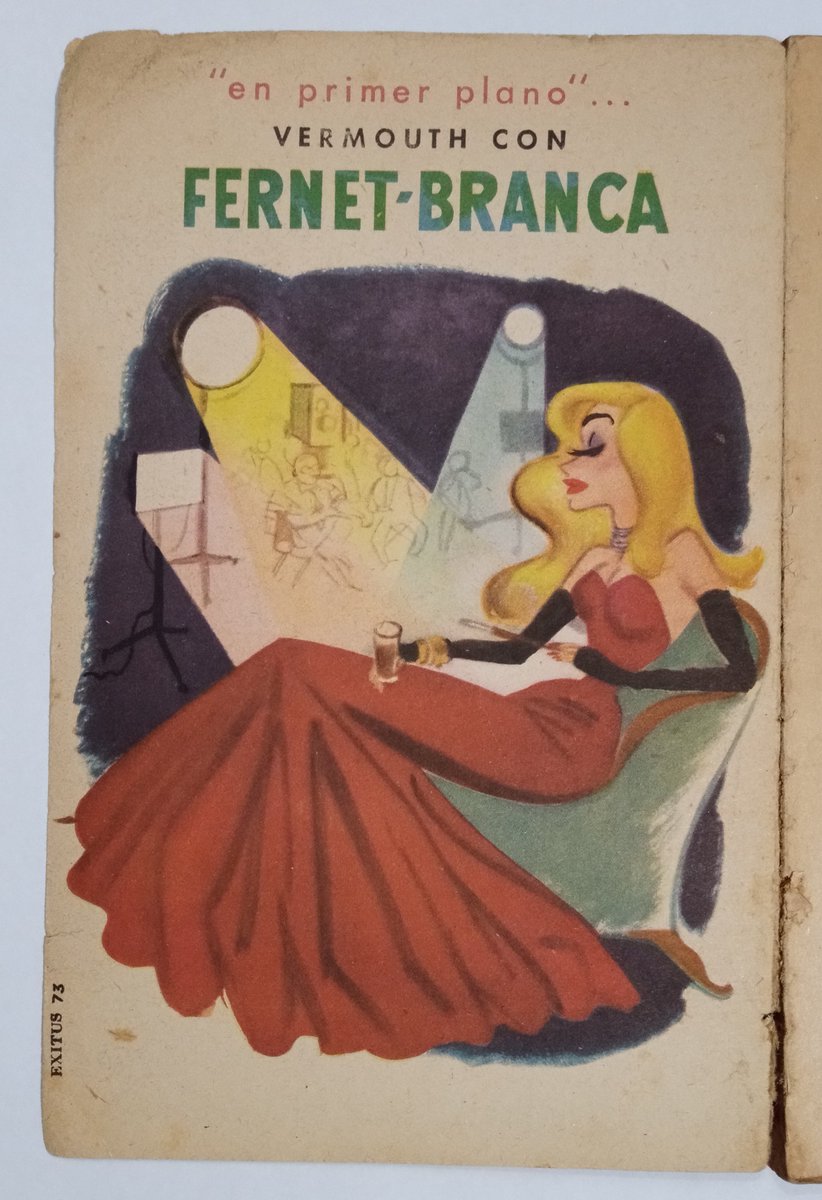 GossetBCN's tweet photo. Monday 21 September
Today's @DailyPicTheme2 Theme is #OldAdvertisements
Original advertisement for the Italian drink Fernet-Branca. 1951.
* Text: "in the foreground"... Vermouth with Fernet-Branca. https://t.co/OpjaitckZr