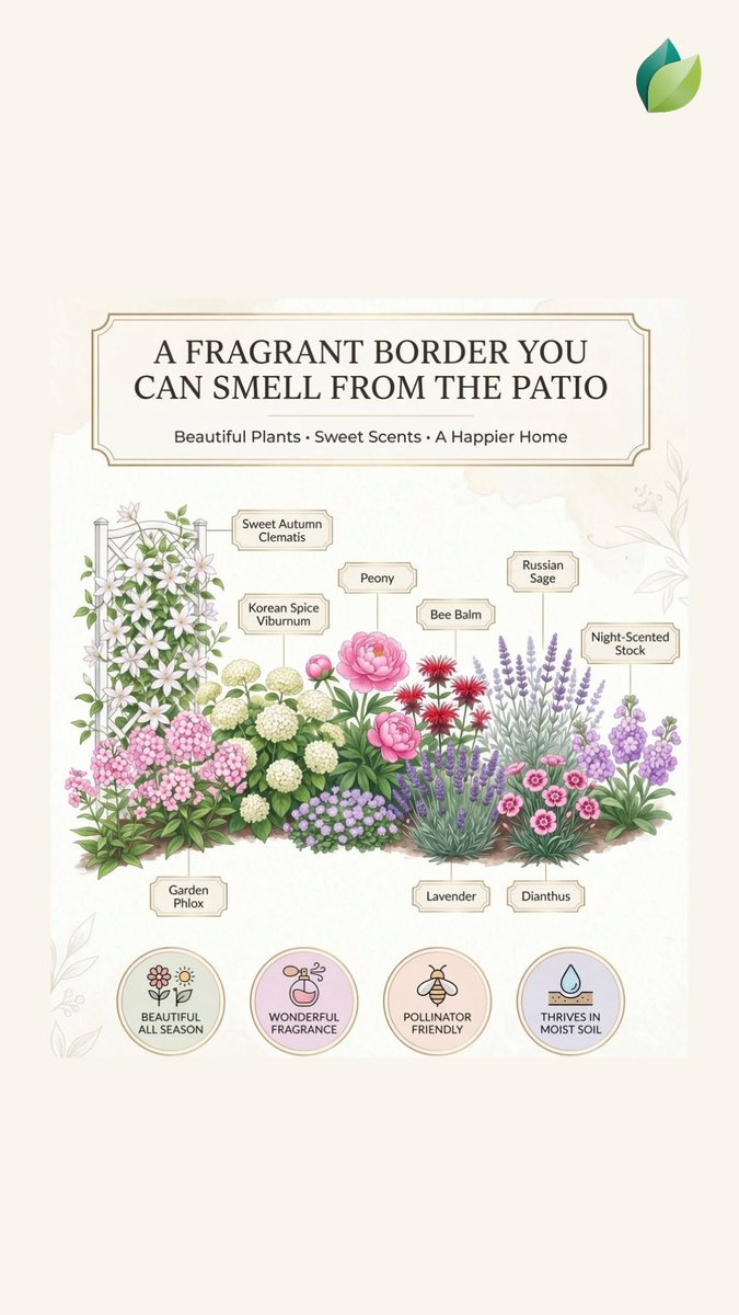 easygrowapp's tweet photo. A fragrant border you can smell from the patio! 🌸 Lavender, peony, phlox &amp; more.
Download Easy Grow app now!
#FragrantGarden #GardenTips #EasyGrowApp https://t.co/m1bpFeYGqX