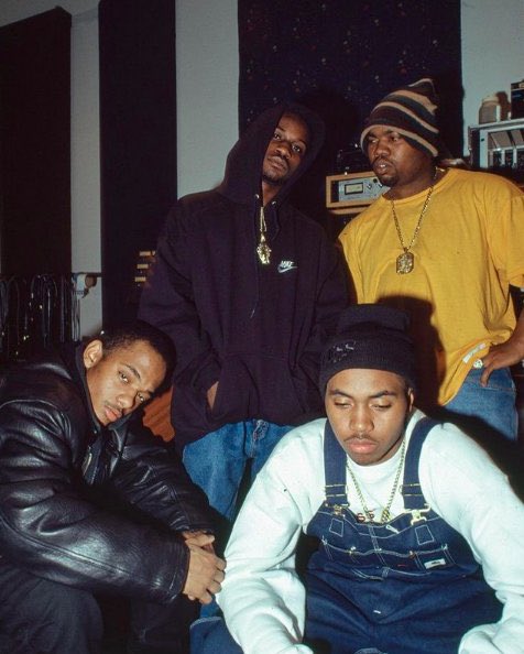 CoededMarshall's tweet photo. Mobb Deep, Raekwon &amp; Nas, 1995  
Eye For An Eye https://t.co/yAVRJRKcXA