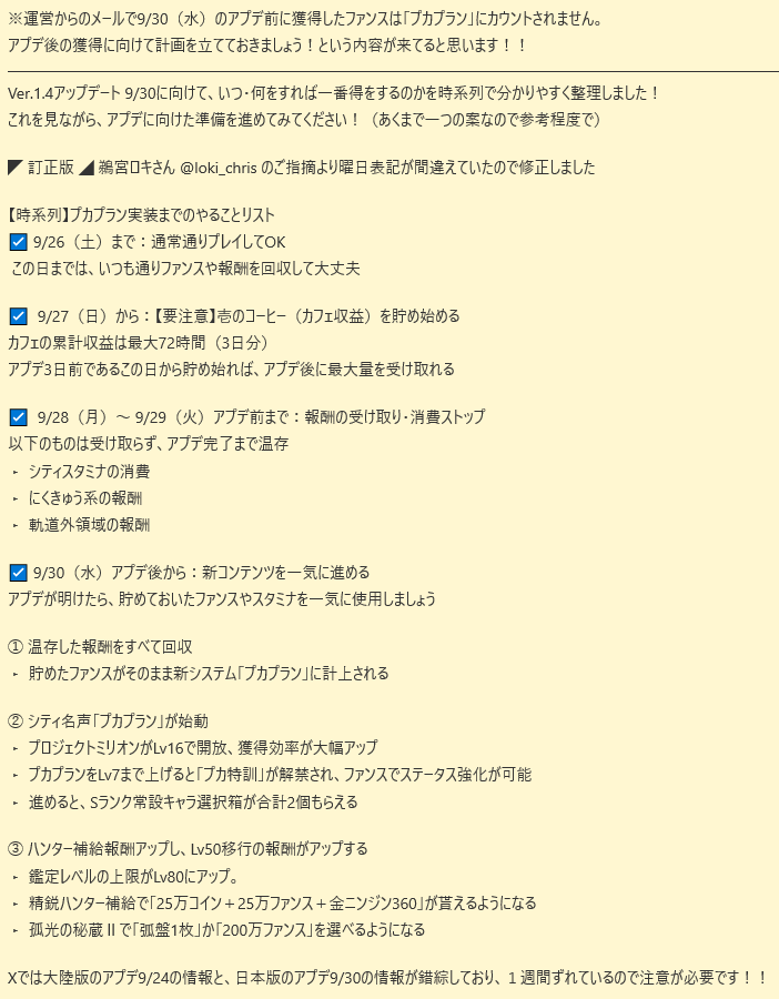 pan_nte's tweet photo. ◤ 訂正版 ◢ 鵜宮ロキさん @loki_chris のご指摘より曜日表記が間違えていたので修正しました https://t.co/9pvG9eckaH