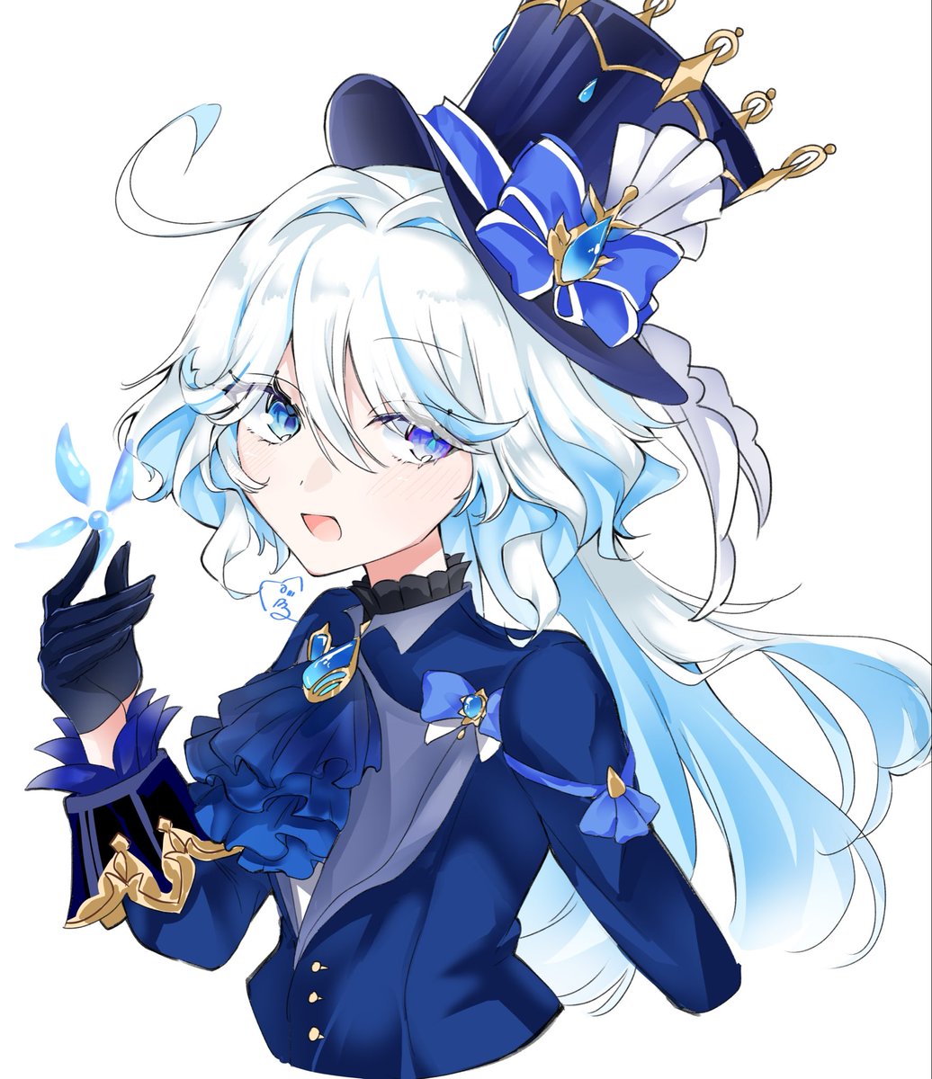 ssssameo_7's tweet photo. リメイク！！久しぶりにフリーナ描いた🩵 https://t.co/Nq5s69AmGq