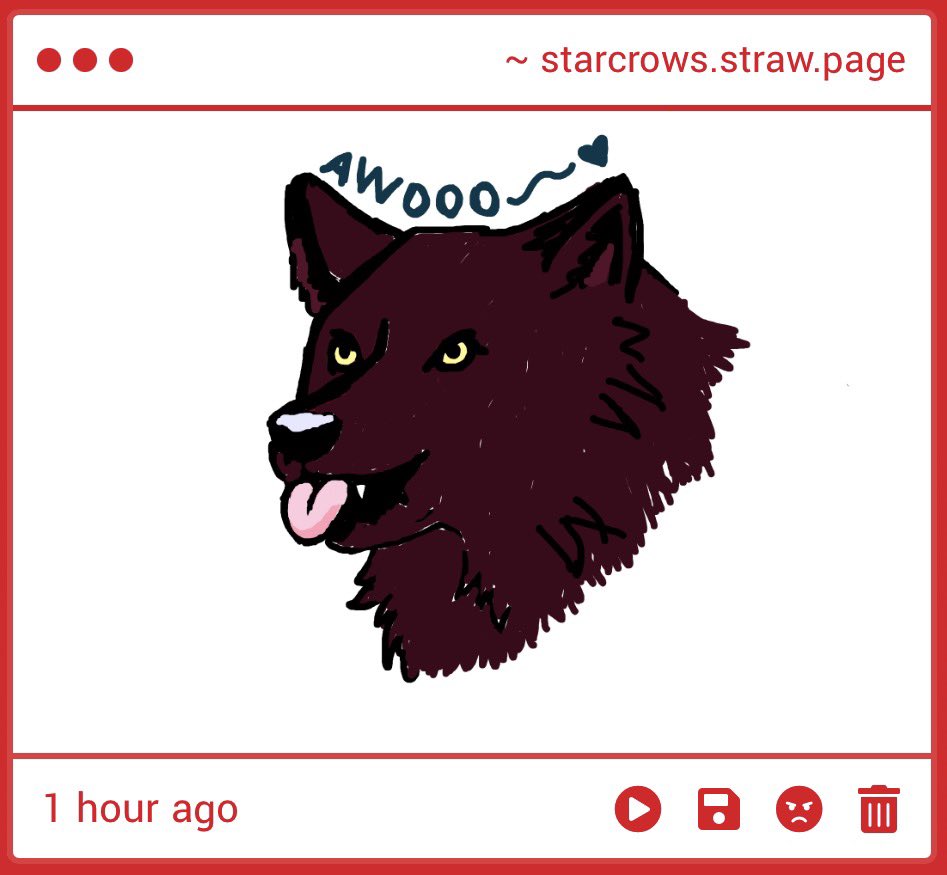 starcrowlogy's tweet photo. omg????? this is so so good, such a beautiful wolf 🥹 https://t.co/dVBjS6wofj