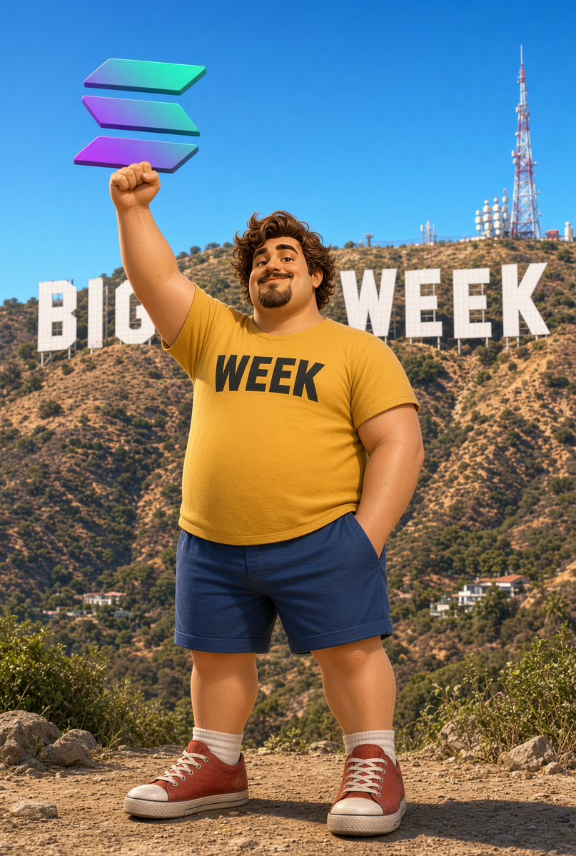 bigweek_'s tweet photo. BIG WEEK for Solana 

BIG WEEK for $hSOL 

BIG WEEK for StonkFun 

Big week ahead for $BIGWEEK https://t.co/C7MwRu7QNE
