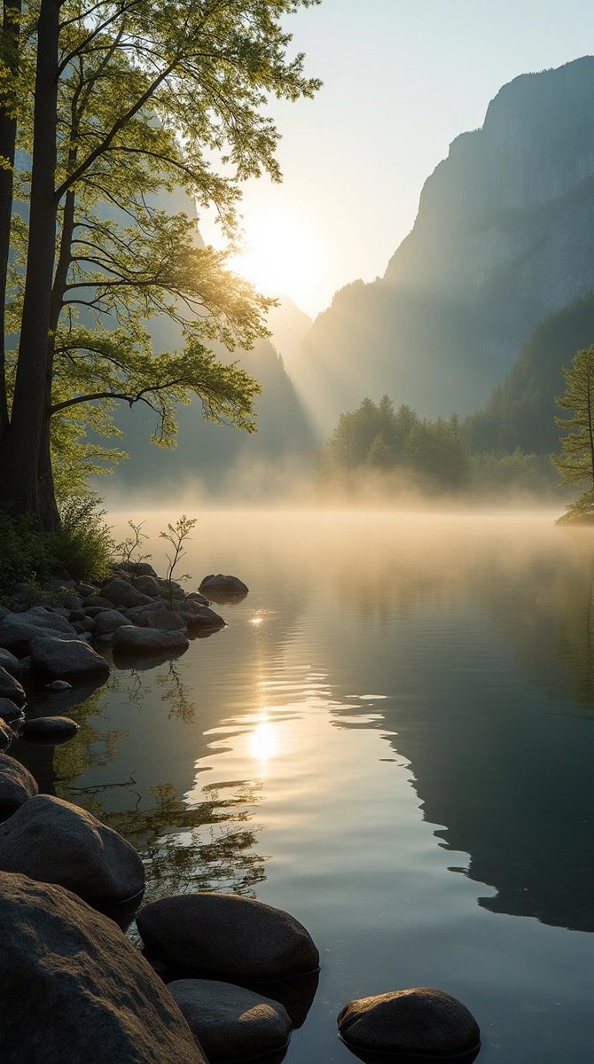 pipkk280294's tweet photo. Just hiked up the misty mountain trail and caught the golden sunset painting the valley below—this quiet moment is pure magic. https://t.co/qpZs07MIjT