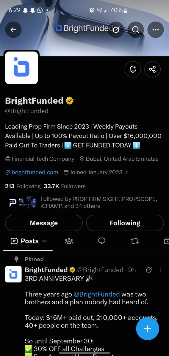 steeze084's tweet photo. @BrightFunded @jelle_dijkstra @SybDijkstra @benjamingalindo Happy 3 years @BrightFunded

@champcrypt1 @TraderHadesh https://t.co/9AyyfQUPKg