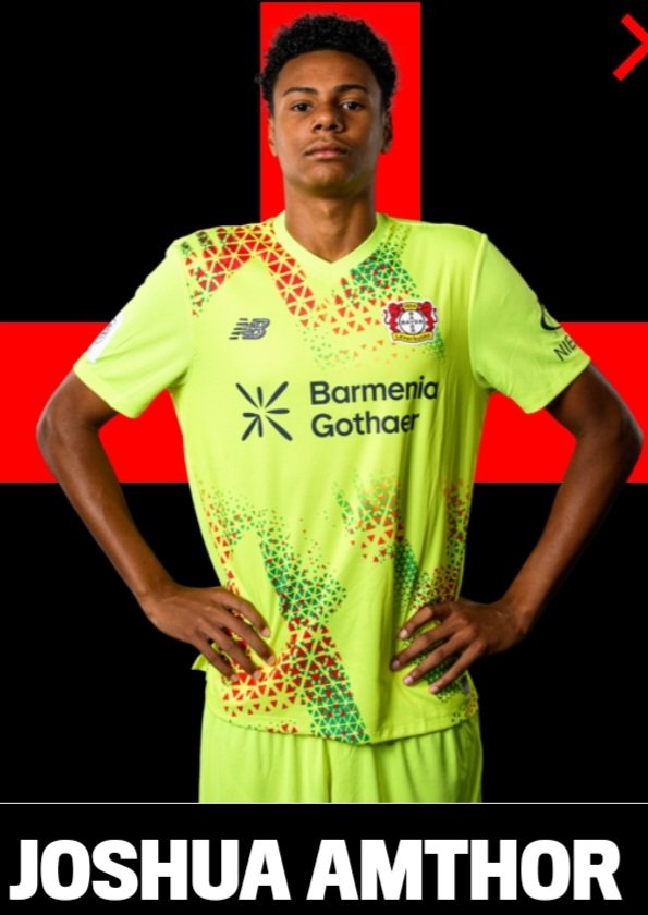 NTFootballHub's tweet photo. 🇩🇪🇨🇩 German-DR Congo GK Joshua Amthor (15) plays for Leverkusen U17s.

The promising youngster follows the DR Congo FA (@fecafoot) on IG.

One to track for the Leopards U20s.
#Congo #DFB https://t.co/0OiNEXtXAL