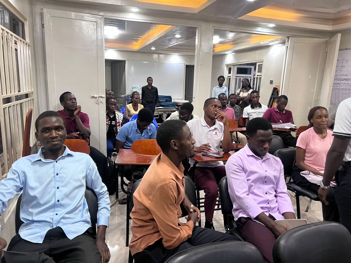 R13970Rodgers's tweet photo. We had a successful session about approach to epistaxis organised by @MUST_EMIG and facilitated by Dr. Naboth (EM resident). It was such a fruitful session! The faces can tell it all 🥰💯. 
Thank you so much @seedglobal for always supporting this work🙏. https://t.co/Gg9kHC3o3d