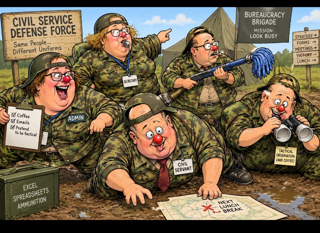 OrdinaryCanadi4's tweet photo. @fhoro The incompetent woman in the room.  Her civil service reserve force proved she is a fool https://t.co/pQXpIbydbQ