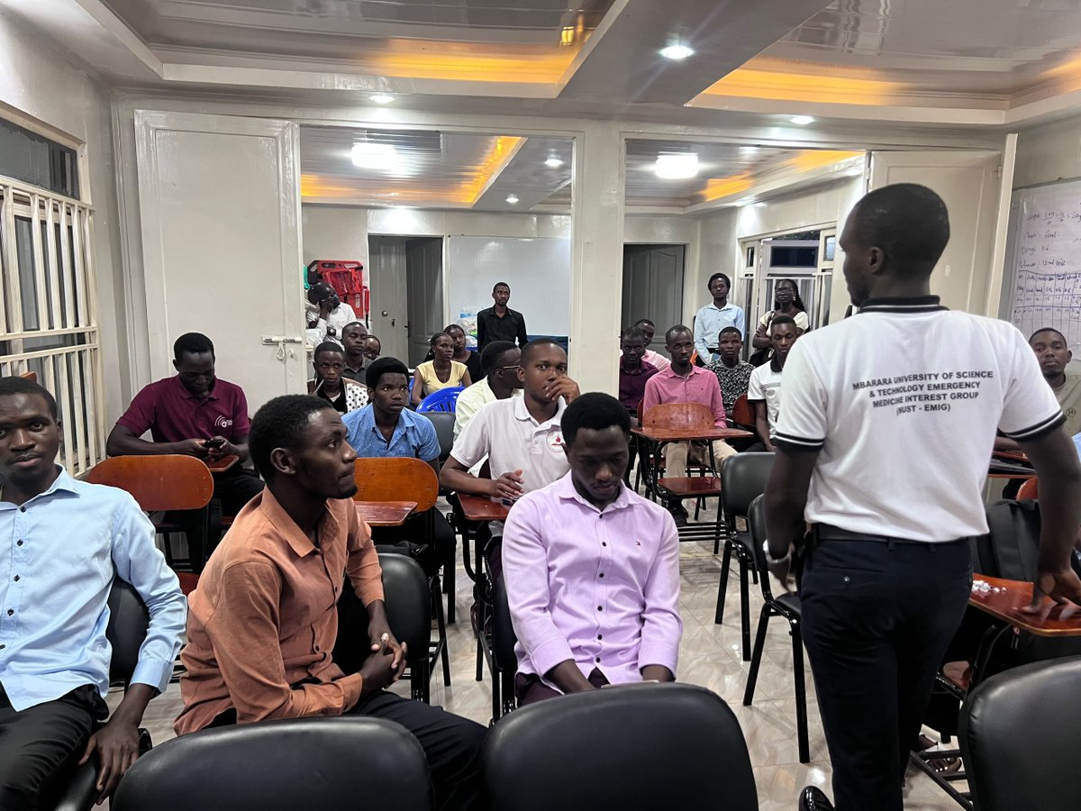R13970Rodgers's tweet photo. We had a successful session about approach to epistaxis organised by @MUST_EMIG and facilitated by Dr. Naboth (EM resident). It was such a fruitful session! The faces can tell it all 🥰💯. 
Thank you so much @seedglobal for always supporting this work🙏. https://t.co/Gg9kHC3o3d