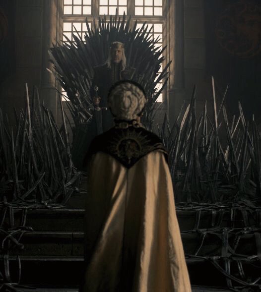 RhaenyraTruther's tweet photo. “Lord Beesbury reminded the council that Rhaenyra was older than her brothers and had more Targaryen blood, that the late king had chosen her as his successor, that he had repeatedly refused to alter the succession despite the pleadings of Queen Alicent and her greens.”—F&amp;B https://t.co/KWfwW4esGm
