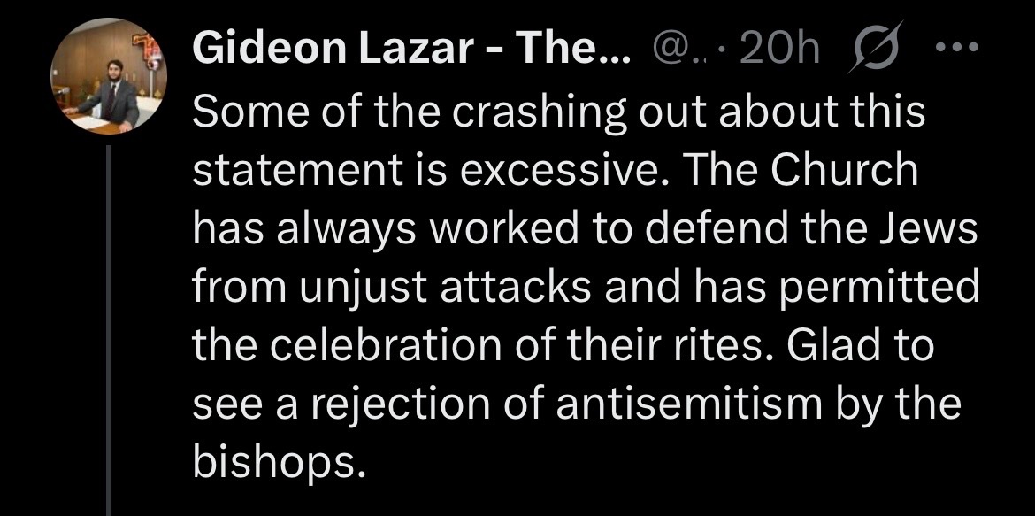 MauricePinay's tweet photo. The Jews have our churches, governments, educational institutions, media, militaries and police ‘protecting’ them as their primary objective. Who will protect us from the wickedness, snares and violence of the Jews? ‘Hebrew Catholics’ and their coreligionists in Rome least of all https://t.co/TUPtzrkN5c